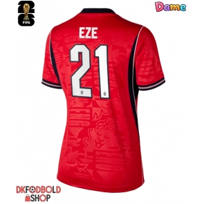 England Eberechi Eze #21 Udebanetrøje Dame VM 2026 Kort ærmer England Eberechi Eze #21 Udebanetrøje Dame VM 2026 Kort ærmer
